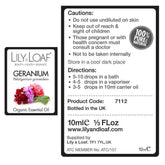 Geranium Organic Essential Oil